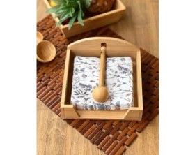 Resim Periboia Ahşap Peçetelik 