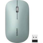 Resim Ugreen 2.4ghz Sessiz Tuşlu Kablosuz Optik Mouse Yeşil 