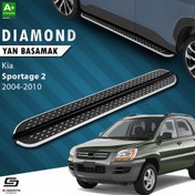 Resim S-Dizayn Kia Sportage 2 Diamond Krom Yan Basamak 173 Cm 2004-2010 