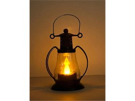 Resim Özbience Şık LED Işıklı Ramazan Feneri, Dekoratif ve Parlak 11 cm 