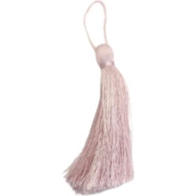 Resim Püskül Tekli 10 cm 1 Adet Toz Pembe 