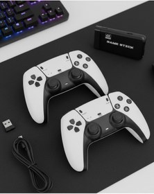 Resim Taşınabilir Retro Oyun Çubuğu Kablosuz Oyun Kolu Seti 