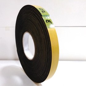 Resim Contacall Kapı Pencere Bandı / Yapışkan Kapı Pencere Süngeri Eva 3 Mm X 20 Mm Siyah 10 M 