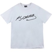 Resim fame-stoned Gazi Mustafa Kemal Atatürk Baskılı Unisex %100 Pamuk Beyaz T-shirt 