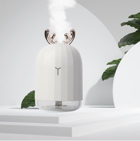 Resim Geyikli Led Işıklı Hava Nemlendirici Buhar Makinesi 