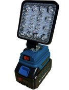 Resim haktaş Matkap Bataryası İle Çalışan 16 Ledli Power Banka Dönüşen Projektör Lamba 