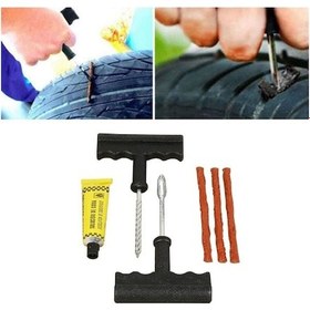 Resim Motosiklet Ve Bisiklet 6 Parça Araba Bisiklet Lastik Tamir Kiti Seti 