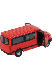 Resim Welly Metal Mercedes Sprinter Minibüs Kırmızı 