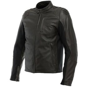 Resim Dainese İstirice Korumalı Deri Motosiklet Montu Dark Brown 