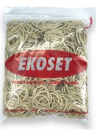 Resim Ekoset 500 Adet Beyaz Küçük Paket Lastiği 40 MM 