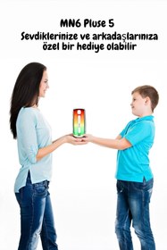 Resim Newface Pluse 8 Rgb Kablosuz Hoparlör - Beyaz Dpmah 