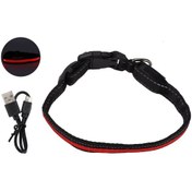 Resim Led'li Köpek Tasma Yongtao Mavi L 