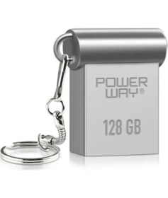 Resim Powerway Mini 128GB Metal Mini USB 3.0 Flash Bellek Yüksek Hızlı 