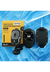 Resim Dl-a7 Fanlı Telefon Soğutucu Aktif Oyun İçin Mobil Phone Cooler 