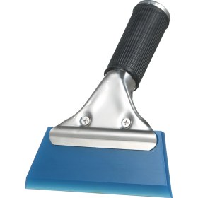 Resim Yunboo Mavi Lastik Ve Çelik Vücutlu Squeegee - Araba Filmi Uygulama Aracı 16x13cm 