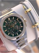 Resim Wesse İtalyan Bileklik Hediyeli Otomatik 2 yıl Garantili 5 Atm Suya Dayanıklı Erkek Kol Saati 803.Y 