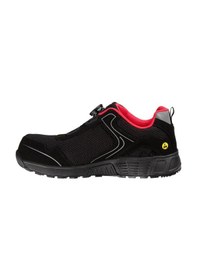 Resim Safety Jogger Ecolobı S1p Low Tls S1 Ps Sr Esd Fo Hro Siyah İş Güvenlik Ayakkabısı Siyah - Kırmızı 