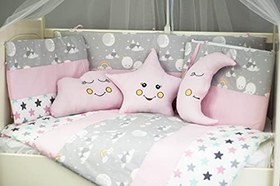 Resim Mountain Bebek Uyku Seti (Pembe, 70x110) 