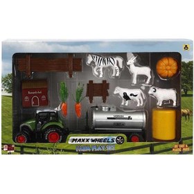 Resim Sunman 02557 Maxx Wheels Çiftlik Seti 12 Parça -Sunman 