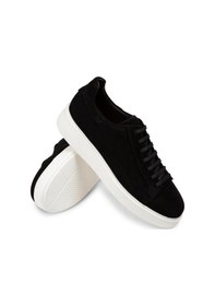 Resim Deery Hakiki Süet Siyah Erkek Sneaker Ayakkabı - 01954Msyhe01 Siyah 