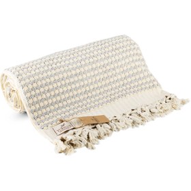 Resim YURTLU'S Fluffy Series Bath Towel 36x 70, Beach Towel, Soft Thick Towel, Organic, Bathroom Bubble - Gray 