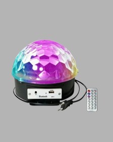 Resim Taşınabilir Mini Disko Topu Lamba - Müzikle Senkronize Işık Efekti Ve Parti Atmosferi 