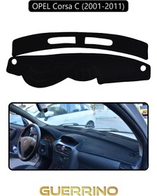 Resim Genel Markalar OPEL CORSA C (2001-2011) YENİ MODELE ÖZEL TORPİDO KORUMA KILIFI SİYAH KENAR 