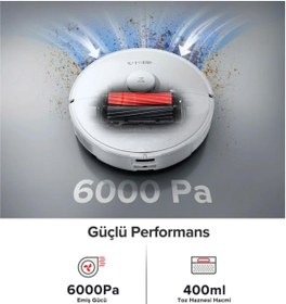 Resim Roborock Yeni Premium Hepa Filtreli S8 Son Seri Robot Süpürge, 6000pa, Vibrarise Paspaslama, 