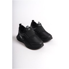 Resim Pinko Çocuk Unisex Garantili Günlük Ortopedik Unisex Sneaker Spor Ayakkabı Siyah-füme 