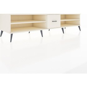 Resim Kronos Tv Ünitesi 2 Raflı Tek Çekmeceli 220x59x51 Aytaşı-aytaşı Aytası/aytası - Aytası 