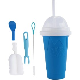 Resim Empoorlium Freeze Magic Slushy Cup, Kapaklı ve Pipetli Smoothie Bardakları, Slushie Maker Cup Harika Şeyler (Yurt Dışından) 