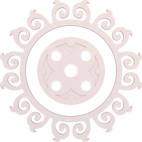 Resim Motifpiyer Tavan Spot Göbek Motifli Yuvarlak-01-16-Dış Çıtalı 