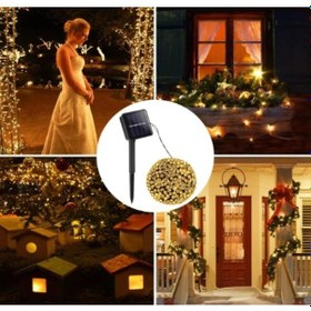 Resim 12m 100 Led Gün Işığı Solar Mz-66 - 9053804070541ynt Çok Renkli 