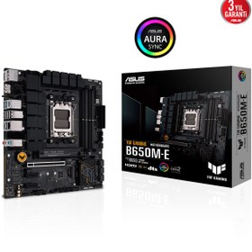 Resim ASUS Tuf Gamıng B650m-e, 4xddr5, 2x M.2, Hdmı, 2xdp, Type-c, Am5 Soket Gamıng Anakart 