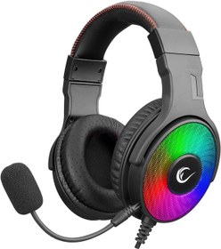 Resim Rampage R46 Hostage Siyah Usb 7.1 Surround Rgb Ledli Gaming Oyuncu Mikrofonlu Kulaklık 