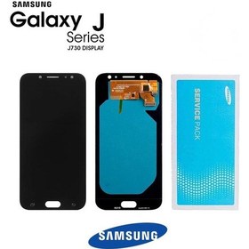 Resim Samsung Uyumlu Galaxy J7 Pro 2017 J730 Lcd Ekran Dokunmatik Siyah Servis 