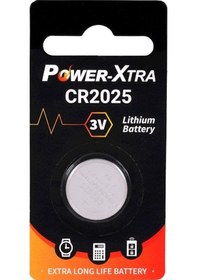 Resim Power-Xtra CR2025 3V Lityum Blister Düğme Pil 