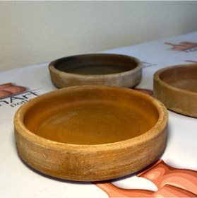 Resim 3'lü Toprak Güveç Pişirme Kabı 16 Cm 