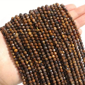 Resim 2, 3 ve 4 mm boyutlarında minik fasetli sarı kaplan gözü boncukları, bileklik ve kolye gibi benzersiz takı parçaları oluşturmak için mükemmeldir. Bu gevşek boncuklar, kendin yap projeleri için harika ve ideal hediyelerdir. 