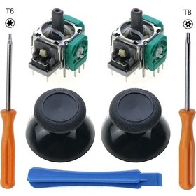 Resim Siyah-jcd 3d Analog Joystick Sensörü Modülü Potansiyometre Başparmak Çubuğu Microsoft Xbox One Serisi Sx Denetleyi 