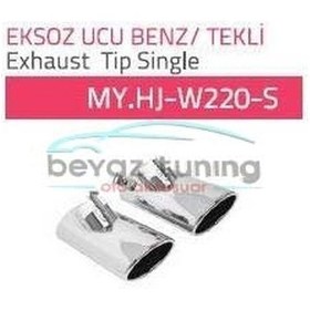 Resim Mercedes W220 Tekli Egzoz Ucu 