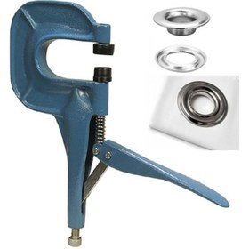 Resim hodbehod Branda Kenarı 24 No Kuş Gözü Çakma El Pense Presi+500 Adet Kapsül 