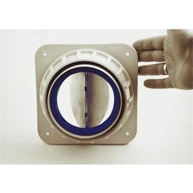 Resim Yaylı Baca Koku Önleyici Klape Kare Baca Klapesi Davlumbaz Klape 