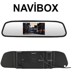 Resim Navibox 140 Açılı 1080p Dvr Ayna Yol Kayıt Kamerası Nv2140a Ön Arka Kamera Diğer 