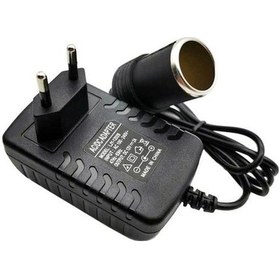 Resim Novahub Ev 110-220v Ac - 12v Dc Araç Çakmak Adaptör Soket Dönüştürücü Eu Plug 