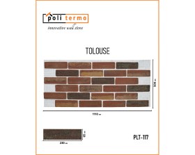 Resim Avşar 3 mm Esnek Fileli Tuğla Duvar Paneli 