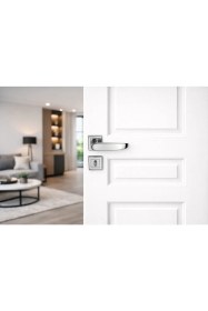 Resim Nobel Funda Nikel Inox Kare Rozetli Oda 