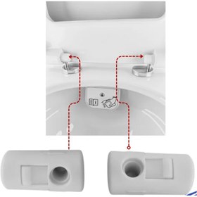 Resim Rapt 420490yp1te Klozet Kapağı Adaptörü VTRA 