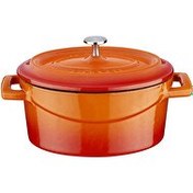 Resim Lava Trendy Serisi 9x12 CM Döküm Mini Turuncu Oval Tencere LV O TC 10 K2 O 