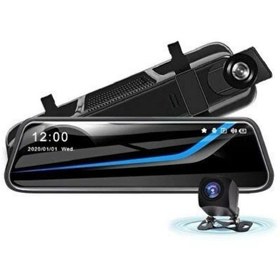 Resim Audiomax MX 710R FULL HD KAYITLI AYNA KAMERA ÖN-ARKA KAMERA 